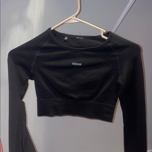 Gymshark cropped long sleeve top